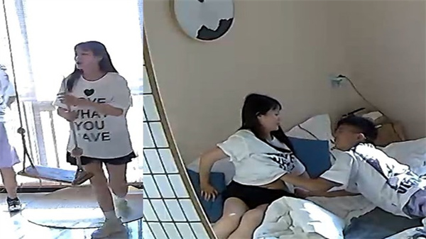 情侣精品酒店开房破解偷录，白天激情操不停！